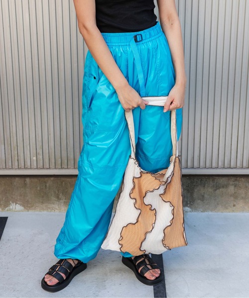 CONTROL FREAK / CTFK(コントロールフリーク)の「CONTROL FREAK(コントロールフリーク)シアーウェーブパッチトート(トートバッグ・レディース・ブラック/グリーン/オレンジ・FREE)」の21枚目の写真