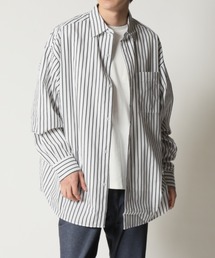 ビッグシルエット オーバーサイズ ブロード レギュラーシャツ