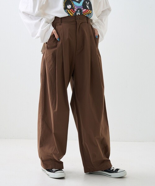 セール】CLOWN PANTS/タックカーブパンツ/クラウンパンツ