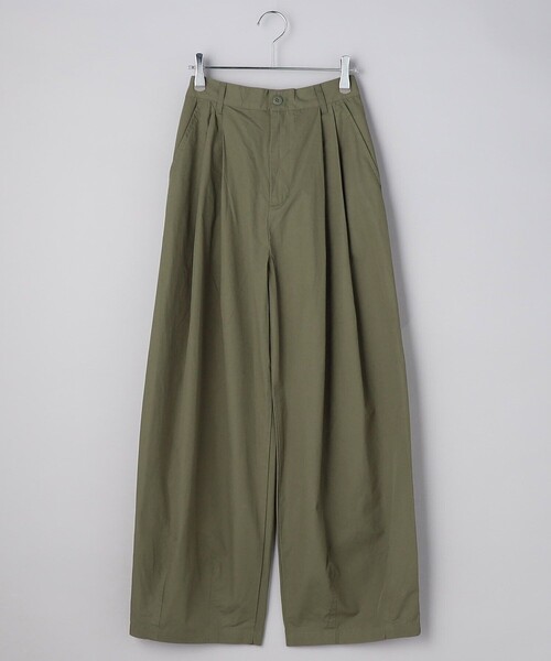 FREAK'S STORE（フリークスストア）の「CLOWN PANTS/タックカーブパンツ/クラウンパンツ(バルーンパンツ) / カーブパンツ（チノパンツ・レディース・キャメル/ピンク/ブラック/オフホワイト/ブラウン/レッド/ネイビー/オリーブ・SMALL/MEDIUM）」の17枚目の写真