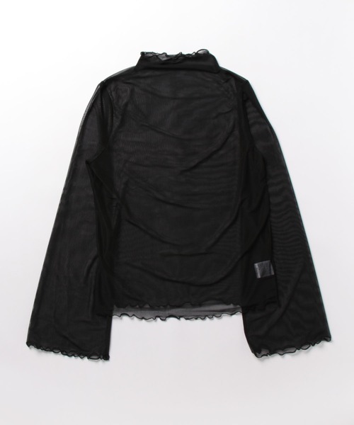 apres jour(アプレジュール)の「フレアスリーブシアーインナー【ZOZOTOWN限定アイテム】(Tシャツ/カットソー・レディース・オフホワイト/ブラック・X-LARGE/フリー)」の19枚目の写真