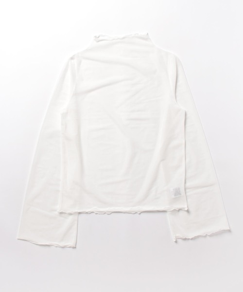 apres jour(アプレジュール)の「フレアスリーブシアーインナー【ZOZOTOWN限定アイテム】(Tシャツ/カットソー・レディース・オフホワイト/ブラック・X-LARGE/フリー)」の18枚目の写真