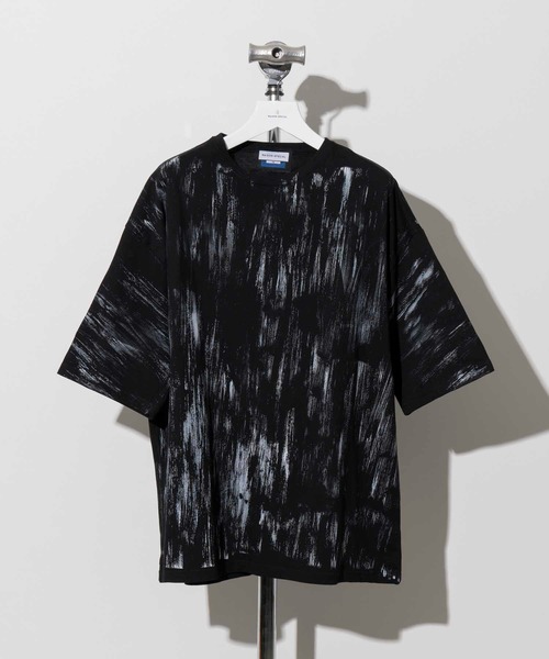 MAISON SPECIAL(メゾンスペシャル)の「《ユニセックスアイテム》ハンドプリントフローオーバーサイズクルーネックTシャツ【MAISON SPECIAL/メゾンスペシャル】(Tシャツ/カットソー・メンズ・ブラック/ホワイト・1/2/0)」の12枚目の写真