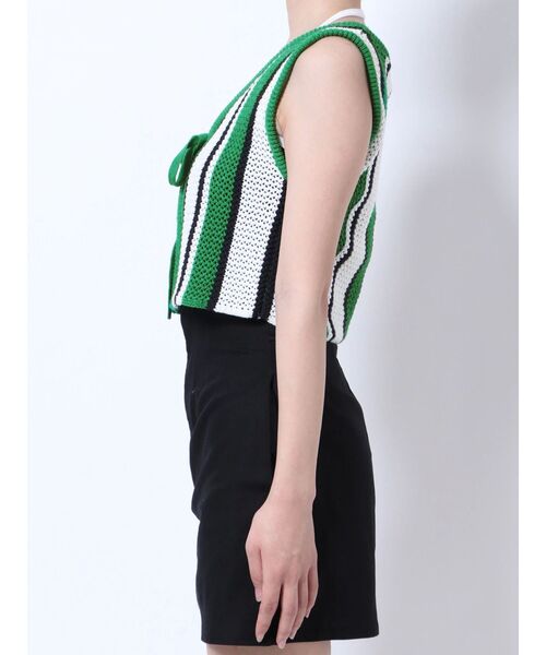 EMODA（エモダ）の「クロシェクロップベスト（ニット/セーター・レディース・その他1/その他/ブラック・FREE）」の22枚目の写真