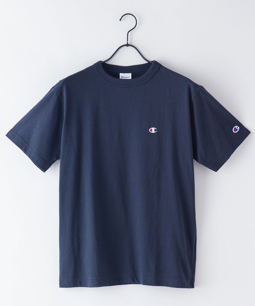 CHAMPION/チャンピオン】ワンポイント ブランドロゴ 刺繍 Tシャツ 