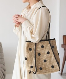 DONOBAN | ペーパー風パイピング細紐バッグ(トートバッグ)
