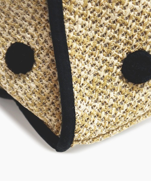 DONOBAN(ドノバン)の「ペーパー風パイピング細紐バッグ(トートバッグ・レディース・ベージュ系その他・ONESIZE)」の7枚目の写真