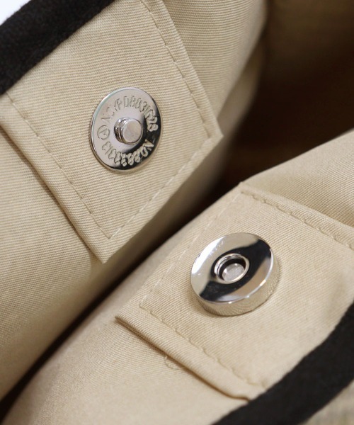 DONOBAN(ドノバン)の「ペーパー風パイピング細紐バッグ(トートバッグ・レディース・ベージュ系その他・ONESIZE)」の9枚目の写真