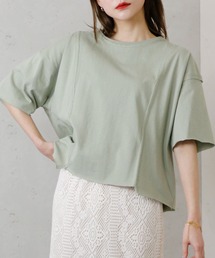 Per sist ence/パーシエンス デザインヘムカットオフTシャツ