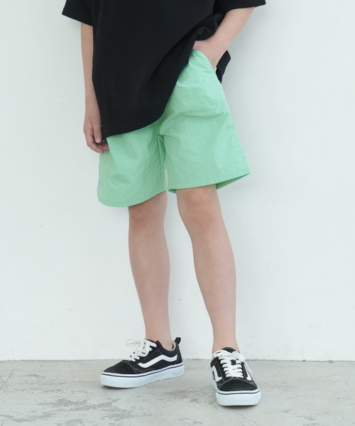 coca(coca)(コカ)の「キッズ 親子お揃いナイロンショートパンツ/撥水(その他パンツ・キッズ・ターコイズブルー/パープル/オレンジ/ブラック/イエロー/グリーン/ブルー/グレー・100/110/120/130/140/150)」の5枚目の写真