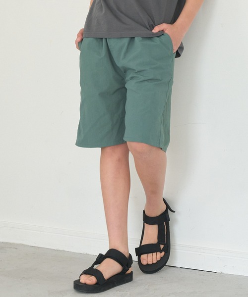 coca(coca)(コカ)の「キッズ 親子お揃いナイロンショートパンツ/撥水(その他パンツ・キッズ・ターコイズブルー/パープル/オレンジ/ブラック/イエロー/グリーン/ブルー/グレー・100/110/120/130/140/150)」の4枚目の写真