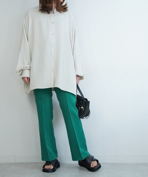 Fabby fabby（ファビィーファビィー）の「クロスベルト厚底サンダル（サンダル・レディース・ブラック/ベージュ/オフホワイト・SMALL/MEDIUM/LARGE）」の7枚目の写真