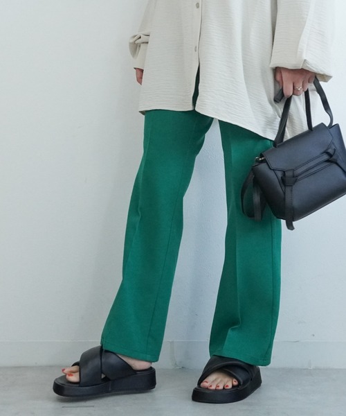 Fabby fabby（ファビィーファビィー）の「クロスベルト厚底サンダル（サンダル・レディース・ブラック/ベージュ/オフホワイト・SMALL/MEDIUM/LARGE）」の8枚目の写真