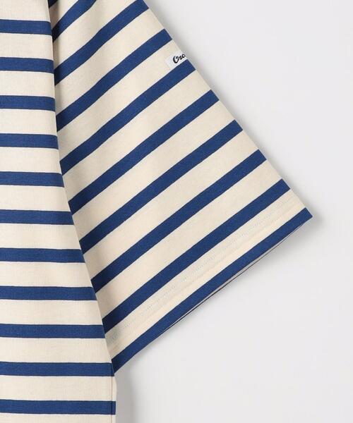 ORCIVAL（オーシバル）の「＜ORCIVAL＞スビンジャージ ボーダー クルーネック Tシャツ（Tシャツ/カットソー・メンズ・グレー/オフホワイト/ネイビー・4/3/5）」の11枚目の写真