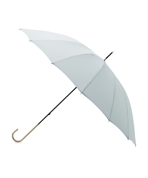 Wpc.（ダブリュピーシー）の「【Wpc.】晴雨兼用/16本骨ソリッド（長傘・レディース・ベージュ/サックスブルー/ネイビー/ピンク・FREE）」の7枚目の写真