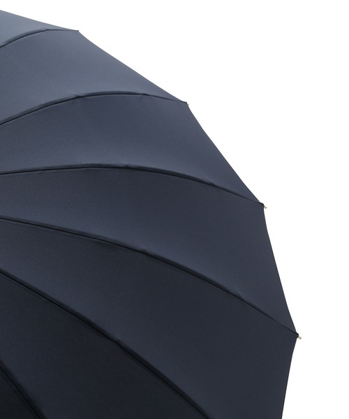 Wpc.（ダブリュピーシー）の「【Wpc.】晴雨兼用/16本骨ソリッド（長傘・レディース・ベージュ/サックスブルー/ネイビー/ピンク・FREE）」の9枚目の写真