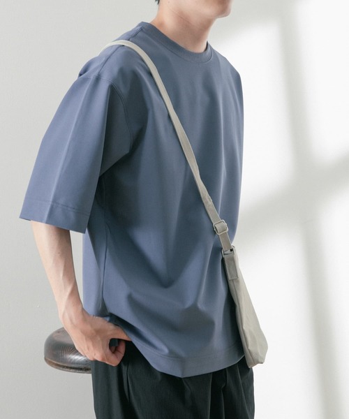 ITEMS URBANRESEARCH（アイテムズ アーバンリサーチ）の「TRストレッチ 半袖Tシャツ（Tシャツ/カットソー・メンズ・ブルー/パープル/ブラック/グリーン/グレー・MEDIUM/LARGE）」の12枚目の写真