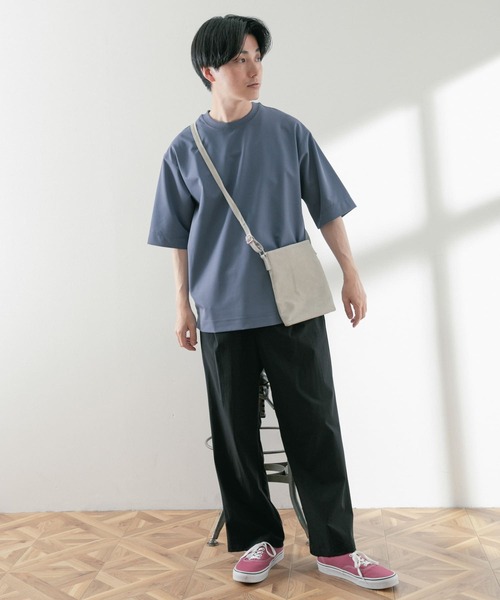 ITEMS URBANRESEARCH（アイテムズ アーバンリサーチ）の「TRストレッチ 半袖Tシャツ（Tシャツ/カットソー・メンズ・ブルー/パープル/ブラック/グリーン/グレー・MEDIUM/LARGE）」の13枚目の写真