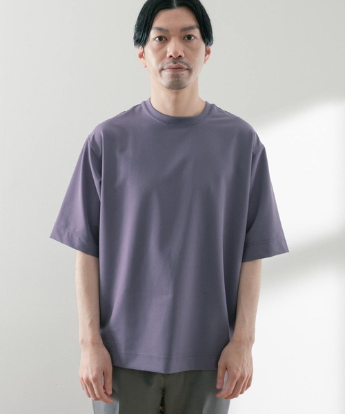 ITEMS URBANRESEARCH（アイテムズ アーバンリサーチ）の「TRストレッチ 半袖Tシャツ（Tシャツ/カットソー・メンズ・ブルー/パープル/ブラック/グリーン/グレー・MEDIUM/LARGE）」の15枚目の写真