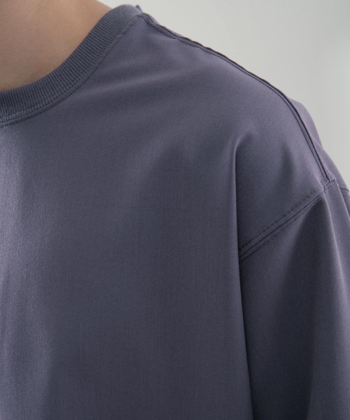 ITEMS URBANRESEARCH（アイテムズ アーバンリサーチ）の「TRストレッチ 半袖Tシャツ（Tシャツ/カットソー・メンズ・ブルー/パープル/ブラック/グリーン/グレー・MEDIUM/LARGE）」の19枚目の写真