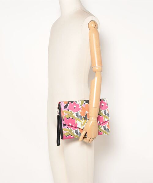 Ted Baker（テッドベーカー）の「MAGNOLY マグノリアプリント クラッチバッグ（クラッチバッグ・レディース・ピンク・O/S）」の5枚目の写真