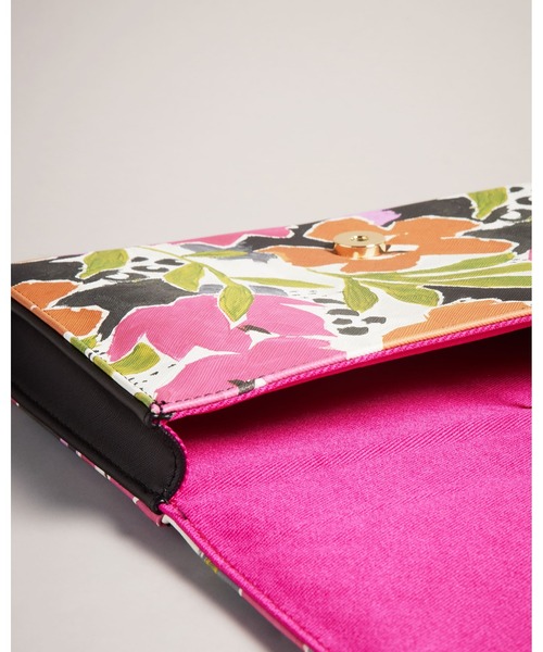 Ted Baker（テッドベーカー）の「MAGNOLY マグノリアプリント クラッチバッグ（クラッチバッグ・レディース・ピンク・O/S）」の7枚目の写真