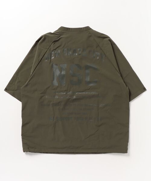 ムラサキスポーツ(ムラサキスポーツ)の「【ムラサキスポーツ限定】DEAR LAUREL/ディアローレル ナイロン半袖Tシャツ D23S1101(Tシャツ/カットソー・メンズ・ブラック/オリーブ・M/L)」の4枚目の写真