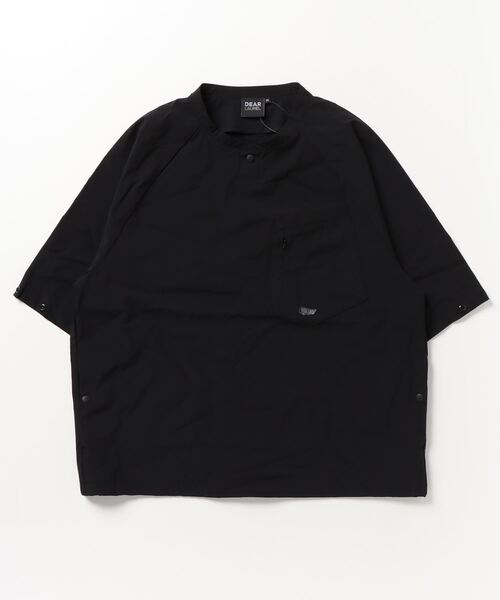 ムラサキスポーツ(ムラサキスポーツ)の「【ムラサキスポーツ限定】DEAR LAUREL/ディアローレル ナイロン半袖Tシャツ D23S1101(Tシャツ/カットソー・メンズ・ブラック/オリーブ・M/L)」の5枚目の写真