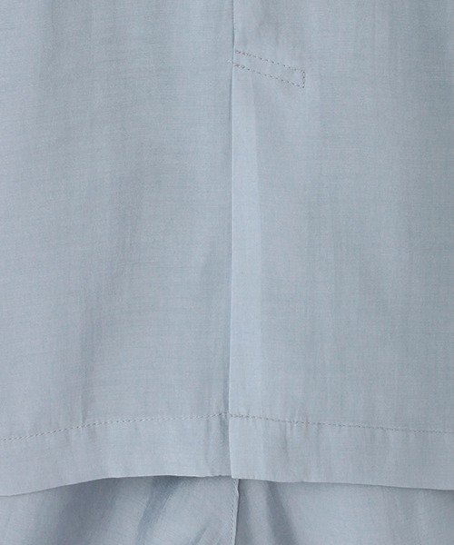 LOVETOXIC(ラブトキシック)の「シアージレSETUP(シャツワンピース・キッズ・サックスブルー/ブラック・L/M/S)」の12枚目の写真