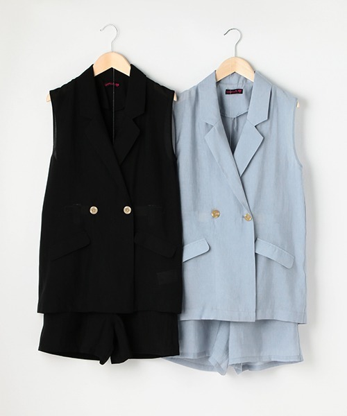 LOVETOXIC(ラブトキシック)の「シアージレSETUP(シャツワンピース・キッズ・サックスブルー/ブラック・L/M/S)」の18枚目の写真