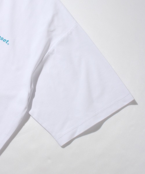 mihns closet(ミンズクローゼット)の「【mihns closet/ミンズクローゼット】中空糸天竺ロゴプリント半袖ビッグシルエットTシャツ(Tシャツ/カットソー・メンズ・ホワイト/ブラック系その他/ホワイト系その他/ブラック・M/L)」の8枚目の写真