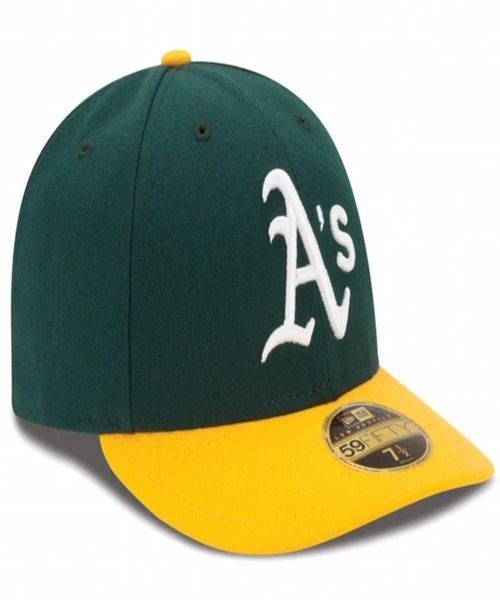 NEW ERA/ニューエラ キャップ LP 59FIFTY MLBオンフィールド オークランド・アスレチックス ホーム 13554935（キャップ）｜NEW ERA（ニューエラ）