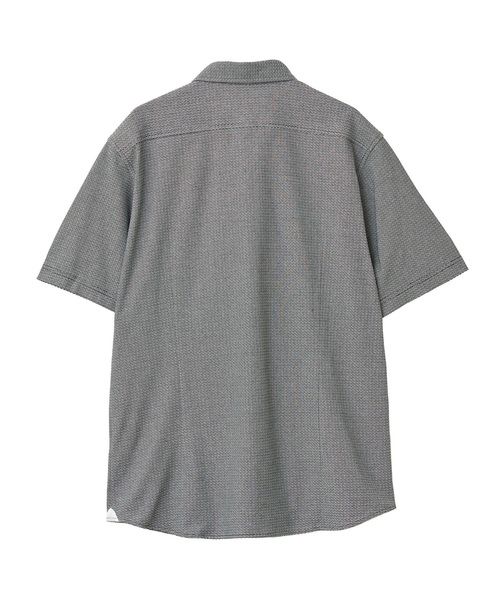 MEN'S MELROSE(メンズメルローズ)の「リンクスジャージホリゾンタルカラー半袖シャツ(シャツ/ブラウス・メンズ・グレー/ネイビー/ブラック・4/3/2)」の7枚目の写真
