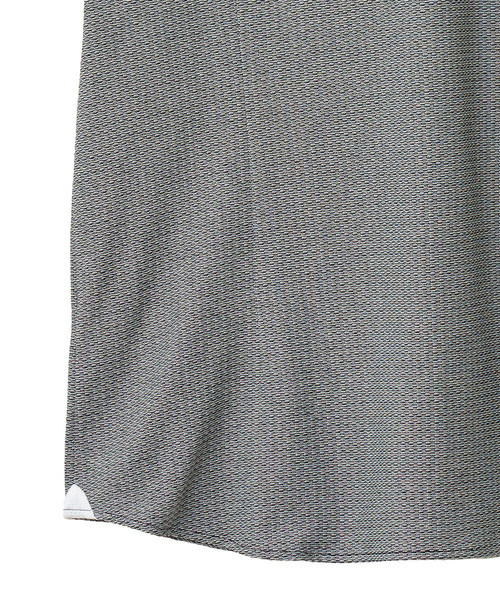 MEN'S MELROSE(メンズメルローズ)の「リンクスジャージホリゾンタルカラー半袖シャツ(シャツ/ブラウス・メンズ・グレー/ネイビー/ブラック・4/3/2)」の10枚目の写真