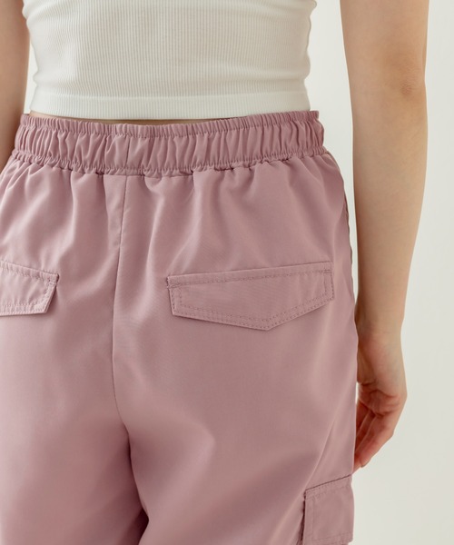 OLIVE des OLIVE（オリーブデオリーブ）の「サイドラインカーゴパンツ　1031020080（カーゴパンツ・レディース・ラベンダー/オートミール/ピンク/オフホワイト/ブラック・FREE）」の14枚目の写真