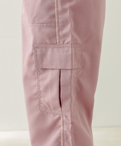 OLIVE des OLIVE（オリーブデオリーブ）の「サイドラインカーゴパンツ　1031020080（カーゴパンツ・レディース・ラベンダー/オートミール/ピンク/オフホワイト/ブラック・FREE）」の17枚目の写真