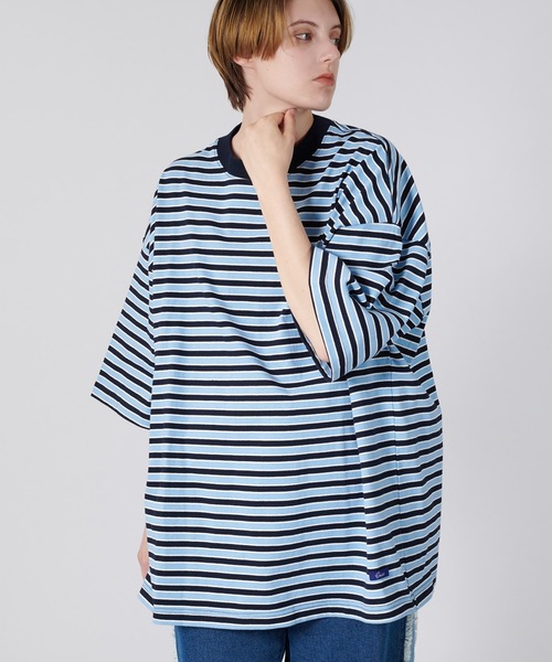 ONCILY（オンシェリー）の「MULTI BORDER T-SHIRT / マルチ