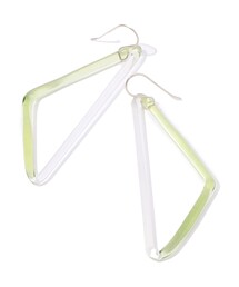 JANE D'ARENSBOURG TRIANGLE ガラスピアス
