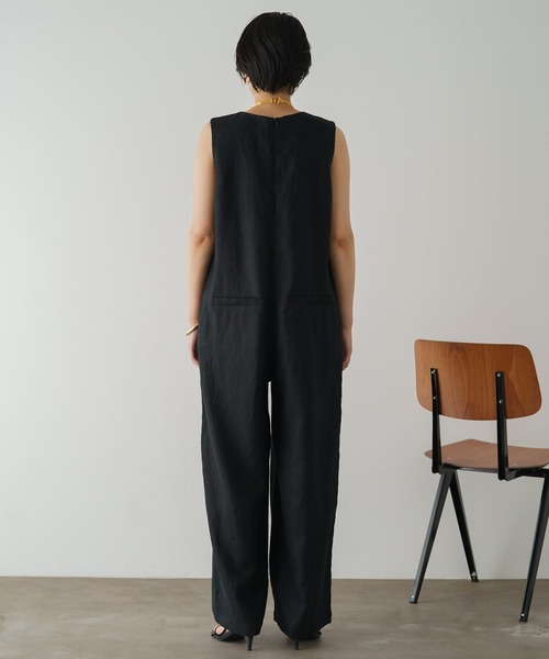 LOUNGE DRESS/ラウンジドレス　ジャンプスーツ　オールインワン LOUNGEDRESS（ラウンジドレス）の「リネンオールインワン