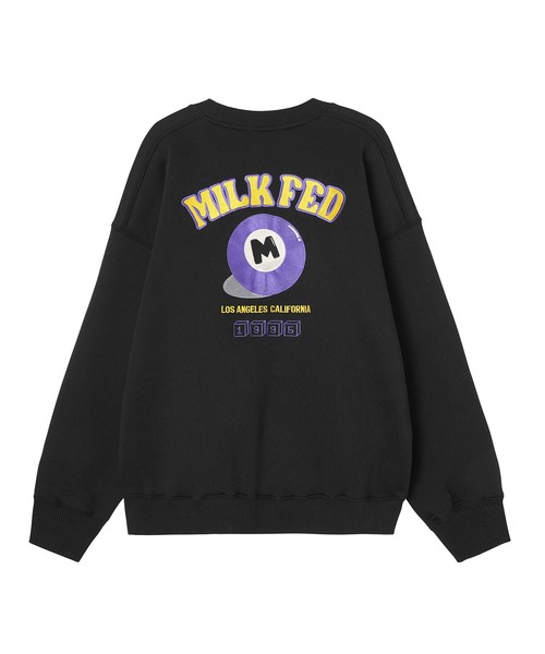 MILKFED.（ミルクフェド）の「CUE BALL SWEAT TOP（スウェット・レディース・オートミール/グリーン/ライトブルー/ブラック・M/L）」の6枚目の写真