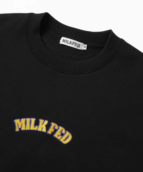 MILKFED.（ミルクフェド）の「CUE BALL SWEAT TOP（スウェット・レディース・オートミール/グリーン/ライトブルー/ブラック・M/L）」の7枚目の写真