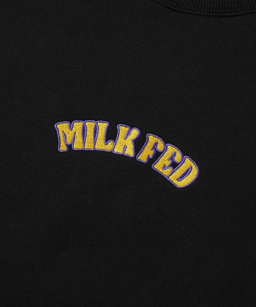 MILKFED.（ミルクフェド）の「CUE BALL SWEAT TOP（スウェット・レディース・オートミール/グリーン/ライトブルー/ブラック・M/L）」の8枚目の写真