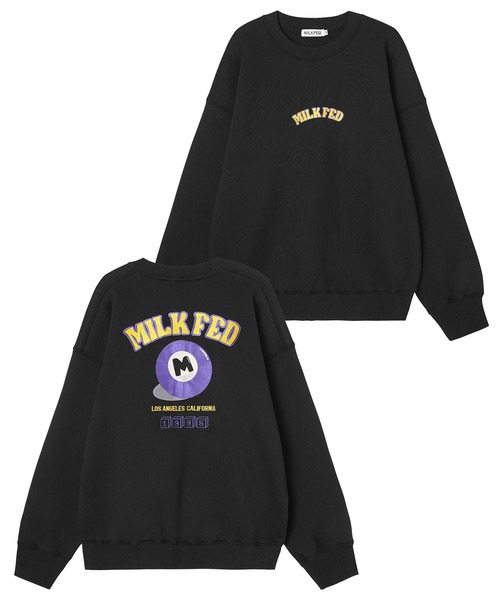 MILKFED.（ミルクフェド）の「CUE BALL SWEAT TOP（スウェット・レディース・オートミール/グリーン/ライトブルー/ブラック・M/L）」の14枚目の写真