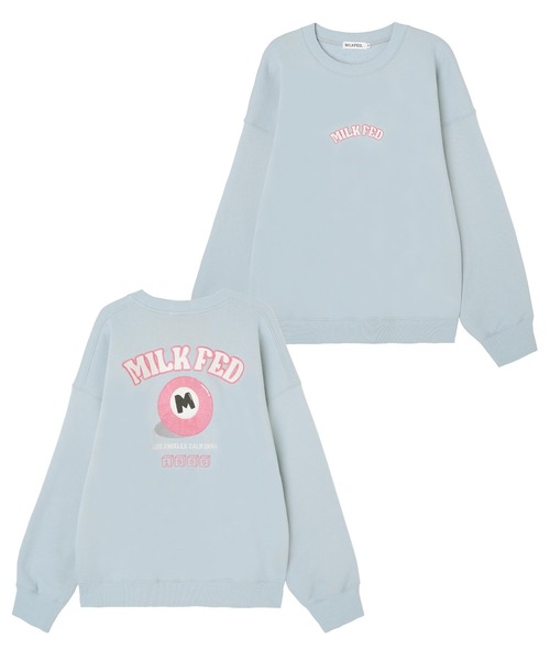 MILKFED.（ミルクフェド）の「CUE BALL SWEAT TOP（スウェット・レディース・オートミール/グリーン/ライトブルー/ブラック・M/L）」の16枚目の写真
