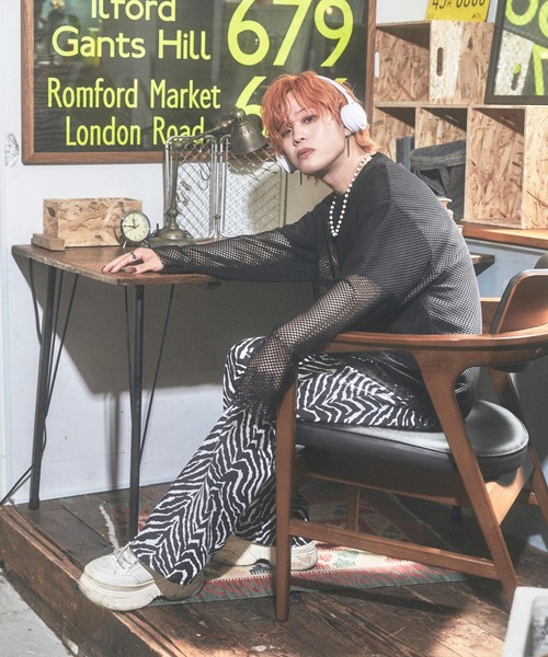 PBLIM（ページボーイリム）の「PBLIM/まんまる子コラボカラーメッシュプル（その他トップス・レディース・ブラック/レッド/イエロー・FREE）」の8枚目の写真