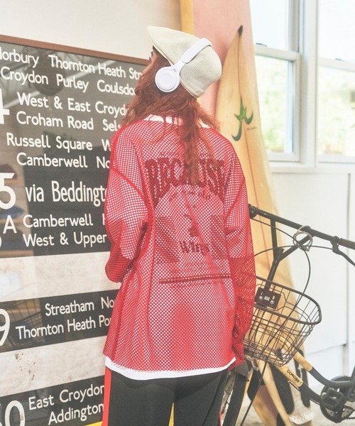 PBLIM（ページボーイリム）の「PBLIM/まんまる子コラボカラーメッシュプル（その他トップス・レディース・ブラック/レッド/イエロー・FREE）」の20枚目の写真