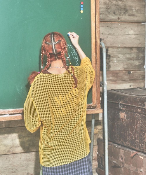 PBLIM（ページボーイリム）の「PBLIM/まんまる子コラボカラーメッシュプル（その他トップス・レディース・ブラック/レッド/イエロー・FREE）」の13枚目の写真