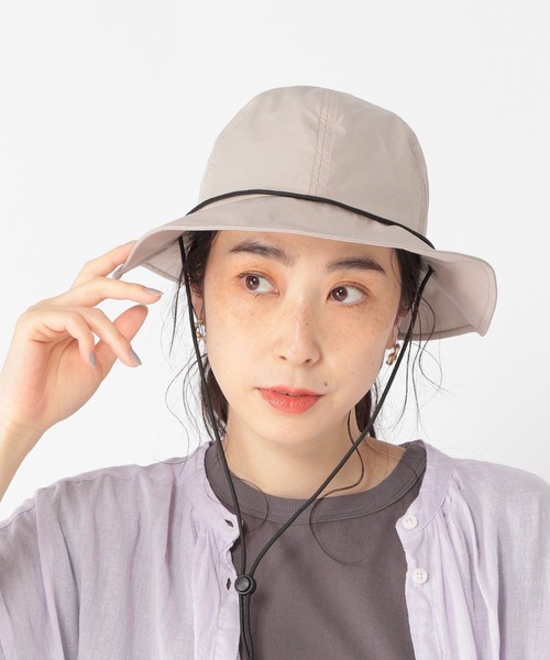 studio CLIP（スタディオクリップ）の「撥水UVメトロハット（ハット・レディース・ライトグレー/ブラック/ブルー・FREE）」の3枚目の写真