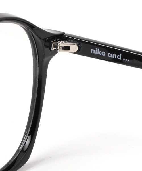 niko and...(ニコアンド)の「オリジナルBIGウェリントン伊達メガネ&サングラス(メガネ・レディース・ライトグレー/ブルー/ブラック・FREE)」の9枚目の写真