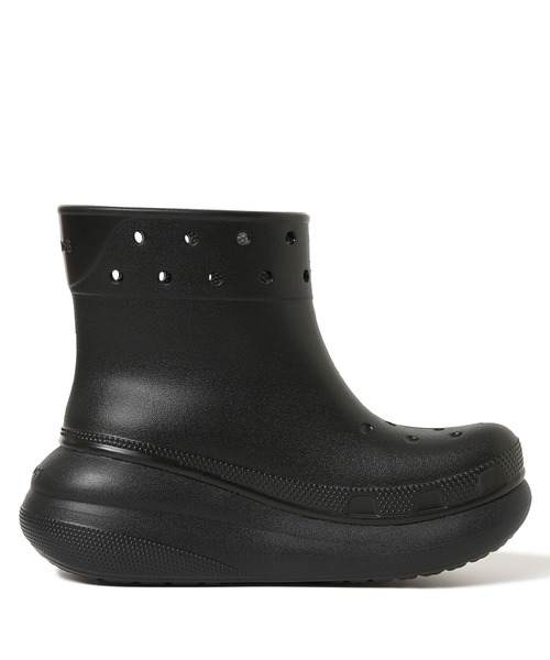crocs(クロックス)の「CROCS(クロックス) CLASSIC CRUSH RAIN BOOTS(ブーツ・レディース・ブラック・21/22/23)」の4枚目の写真